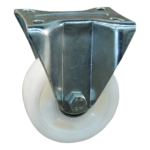 Bockrolle Stahl, 100mm Durchmesser, Polyamid Lauffläche, Kugellager, 139mm Bauhöhe, BW944564