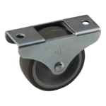 Bockrolle Stahl, 32mm Durchmesser, TPE Lauffläche, Gleitlager, 34mm Bauhöhe, BW881394