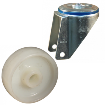 Lenkrolle Stahl, 100mm Durchmesser, PP Lauffläche, Rollenlager, ZW962872