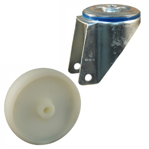 Lenkrolle Stahl, 200mm Durchmesser, PP Lauffläche, Rollenlager, ZW610359