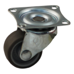 Lenkrolle Stahl, 25mm Durchmesser, TPE Lauffläche, Gleitlager, ZW847816