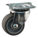 Lenkrolle Stahl, 38mm Durchmesser, TPE Lauffläche, Gleitlager, ZW271640