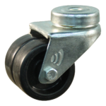 Lenkrolle Stahl, 50mm Durchmesser, PP Lauffläche, Gleitlager, ZW297325