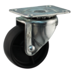 Lenkrolle Stahl, 50mm Durchmesser, PP Lauffläche, Gleitlager, ZW421535