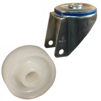 Lenkrolle Stahl, 80mm Durchmesser, PP Lauffläche, Rollenlager, ZW431573