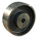 Rad Gusseisen, 100mm Durchmesser, Gusseisen Lauffläche, Gleitlager, LW162512