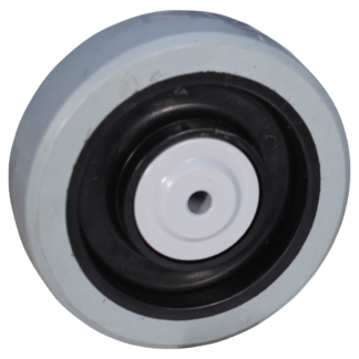 Rad Polyamid, 160mm Durchmesser, Elastischer Gummi Lauffläche, Kugellager Edelstahl, LW483510