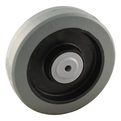 Rad Polyamid, 200mm Durchmesser, Elastischer Gummi Lauffläche, Kugellager Edelstahl, LW536981