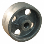 Rad Gusseisen, 80mm Durchmesser, Gusseisen Lauffläche, Gleitlager, LW618031