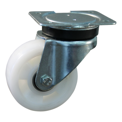 Lenkrolle Stahl, 100mm Durchmesser, Polyamid Lauffläche, Kugellager, ZW261630