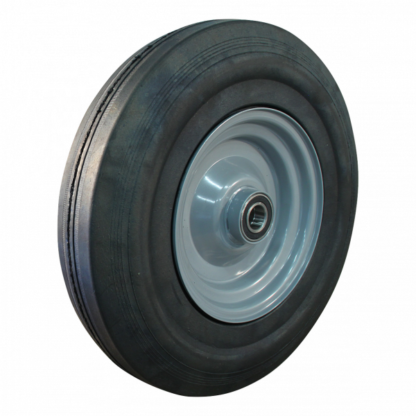 Rad Stahl, 400mm, Vollgummi, Kugellager, LW532817