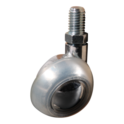 Lenkrolle Verchromt, 51mm Durchmesser, Verchromt Lauffläche, ZW967028