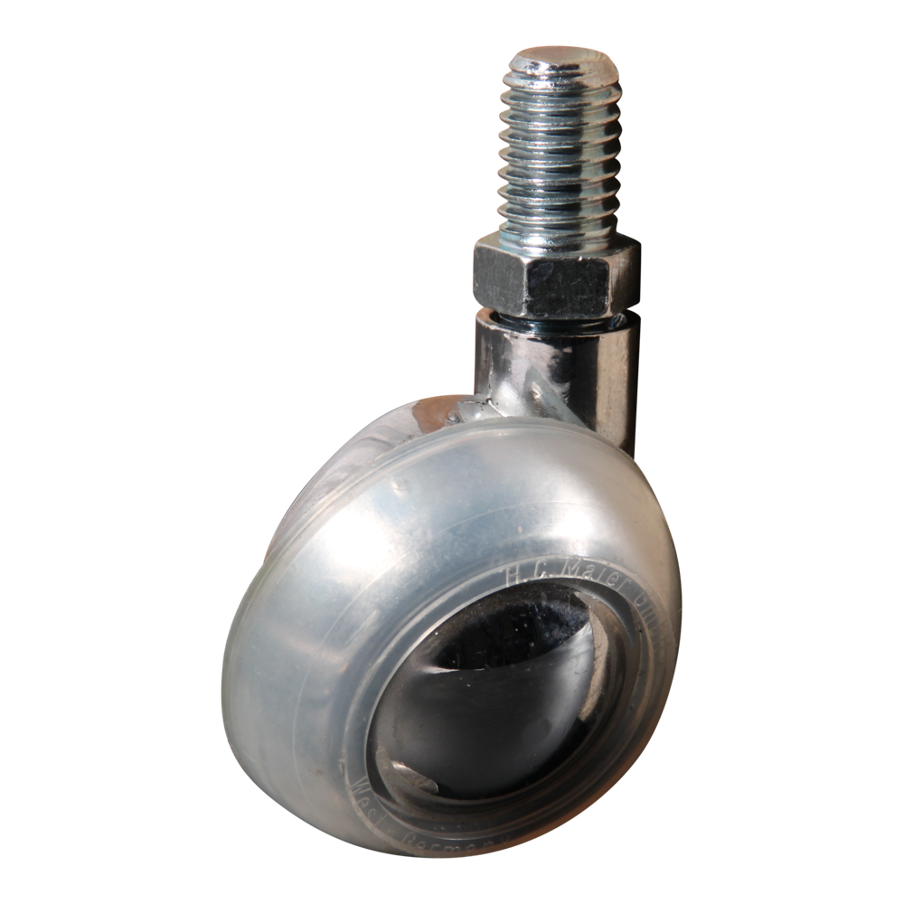 Lenkrolle Verchromt, 51mm Durchmesser, Verchromt Lauffläche, ZW967028