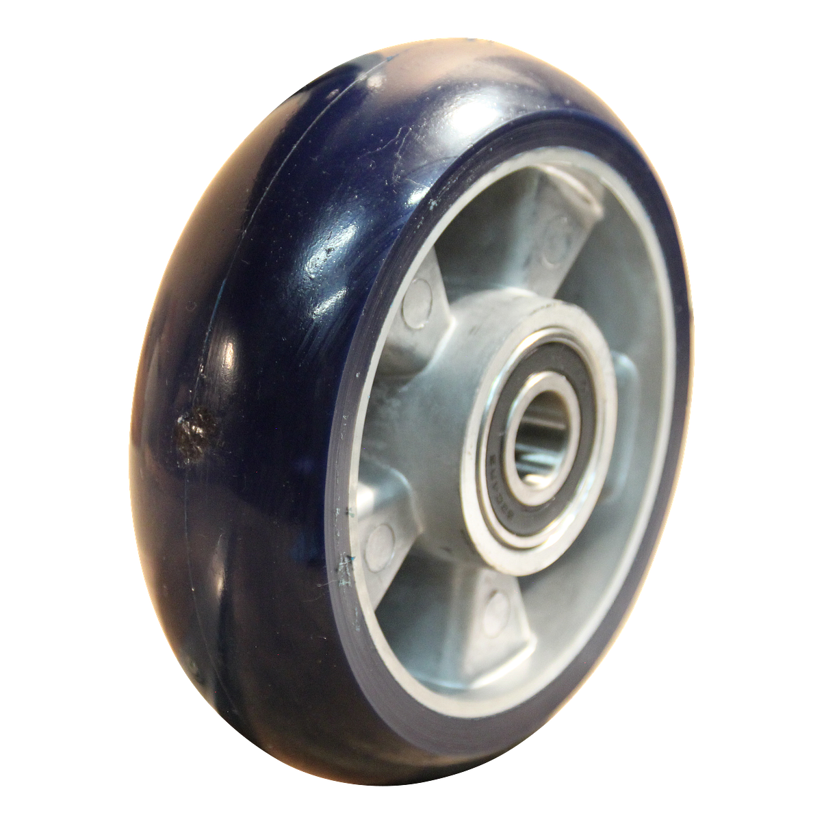 Rad Aluminium, 160mm Durchmesser, PU Lauffläche, Kugellager, LW678564