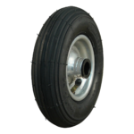 Rad Stahl, 200mm 2.00-4, Luftreifen 4PR, Rollenlager, V-5501, 20mm Achsloch, LW296694