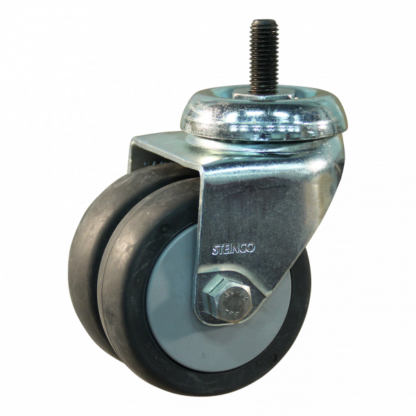 Lenkrolle Stahl, 75mm Durchmesser, TPE Lauffläche, Gleitlager, ZW454724