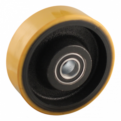 Rad Gusseisen, 150mm Durchmesser, PU Lauffläche, Kugellager, LW776561