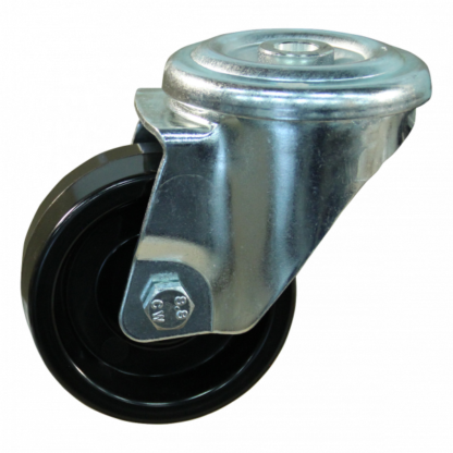 Lenkrolle Stahl, 80mm Durchmesser, Ditherm Lauffläche, Gleitlager, ZW784909