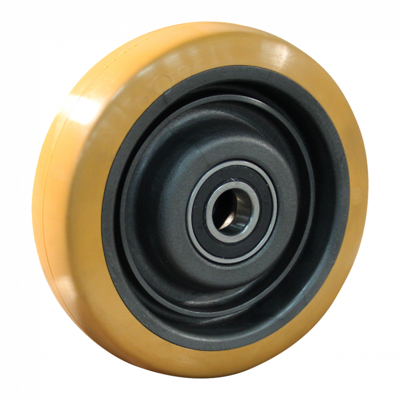 Rad Polyamid, 200mm Durchmesser, PU Lauffläche, Kugellager, LW735533