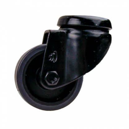 Lenkrolle Stahl, 50mm Durchmesser, TPE Lauffläche, Gleitlager, ZW932196