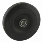 Rad Stahl, 300mm Durchmesser, Elastischer Gummi Lauffläche, Kugellager, LW327606