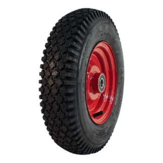 Rad Stahl, 400mm 4.80/4.00-8, Luftreifen 2PR, Kugellager, S-2202, 20mm Achsloch, LW324815