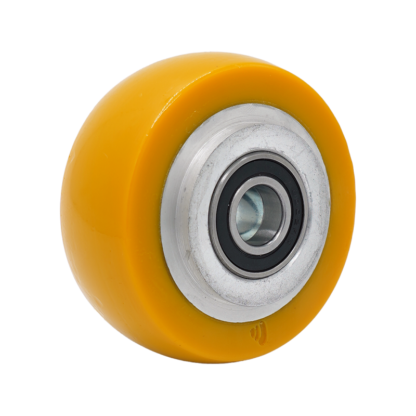 Rad Aluminium, 80mm Durchmesser, PU Lauffläche, Kugellager, LW805857