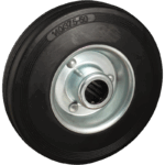 Rad Stahl, 140mm Durchmesser, Gummi Lauffläche, Rollenlager, LW462794