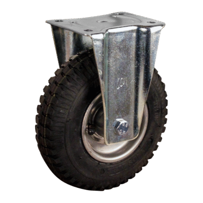Bockrolle Stahl, 220mm Durchmesser, Luftreifen Lauffläche, Kugellager, 254mm Bauhöhe, BW930548