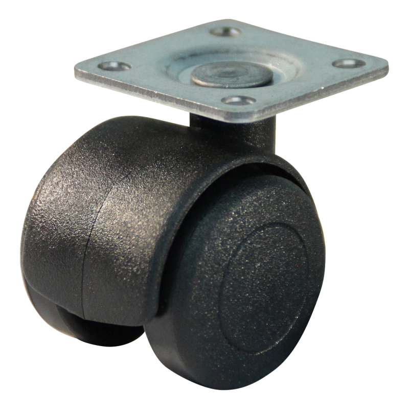 Lenkrolle Kunststoff, 33mm Durchmesser, Polyamid Lauffläche, Gleitlager, ZW646345