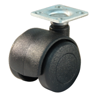 Lenkrolle Kunststoff, 33mm Durchmesser, Polyamid Lauffläche, Gleitlager, ZW738222