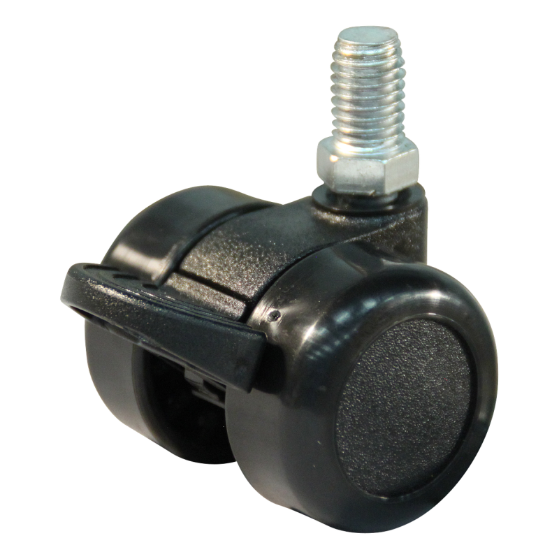 Lenkrolle Kunststoff, 36mm Durchmesser, Polyamid Lauffläche, Gleitlager, Radbremse, ZW117571