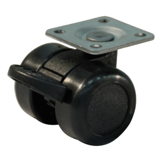 Lenkrolle Kunststoff, 36mm Durchmesser, Polyamid Lauffläche, Gleitlager, Radbremse, ZW745291