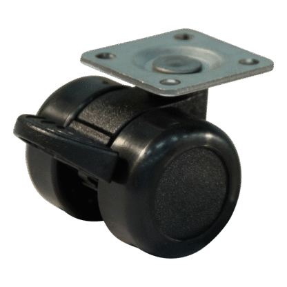 Lenkrolle Kunststoff, 36mm Durchmesser, Polyamid Lauffläche, Gleitlager, Radbremse, ZW745291