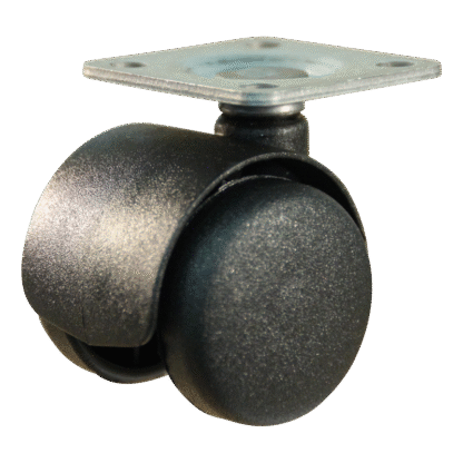 Lenkrolle Kunststoff, 40mm Durchmesser, Polyamid Lauffläche, Gleitlager, ZW306179