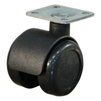 Lenkrolle Kunststoff, 40mm Durchmesser, Polyamid Lauffläche, Gleitlager, ZW489933