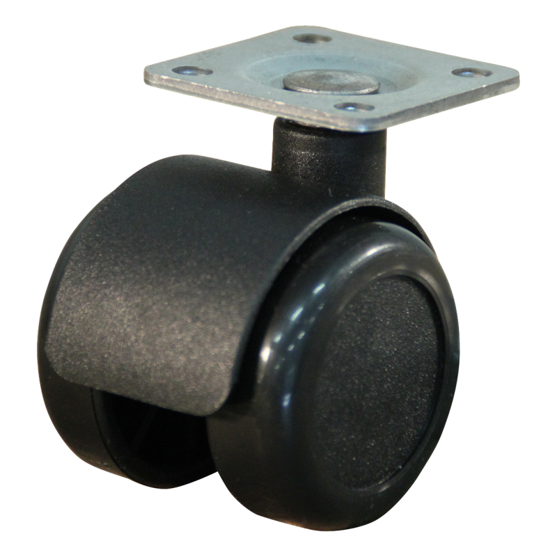 Lenkrolle Kunststoff, 40mm Durchmesser, Polyamid Lauffläche, Gleitlager, ZW489933