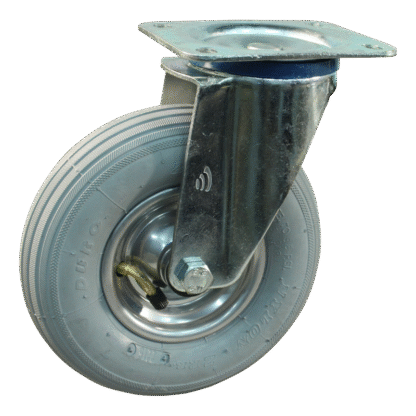 Lenkrolle Stahl, 200mm Durchmesser, Luftreifen Lauffläche, Rollenlager, ZW565682