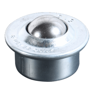 Kugelrolle, Stahlkugel, verzinktes Gehäuse, Kugelabmessung 15.8mm, KP174212