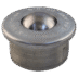 Kugelrolle, Stahlkugel, verzinktes Gehäuse, Kugelabmessung 15.8mm, KP958523
