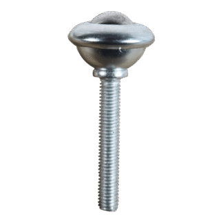 Kugelrolle, Stahlkugel, verzinktes Gehäuse, Kugelabmessung 19mm, KP232609