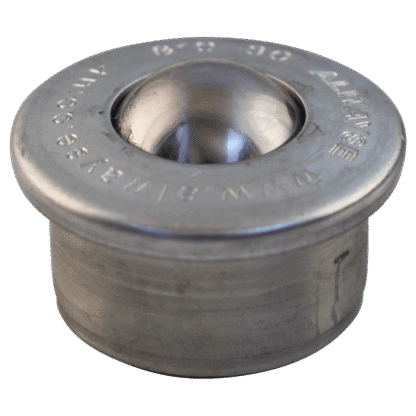 Kugelrolle, Stahlkugel, verzinktes Gehäuse, Kugelabmessung 22.2mm, KP276407