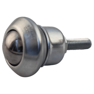 Kugelrolle, Stahlkugel, verzinktes Gehäuse, Kugelabmessung 25.4mm, KP188529