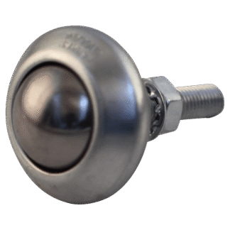 Kugelrolle, Stahlkugel, verzinktes Gehäuse, Kugelabmessung 25.4mm, KP362181