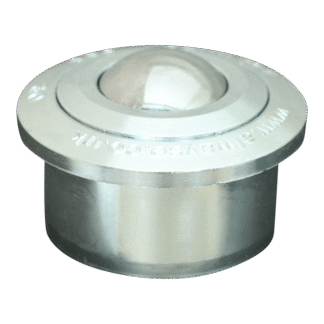 Kugelrolle, Stahlkugel, verzinktes Gehäuse, Kugelabmessung 44.5mm, KP432792