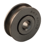 Schieberolle, Gusseisen, 30mm Durchmesser, Rillentyp Rundrille, GW785190