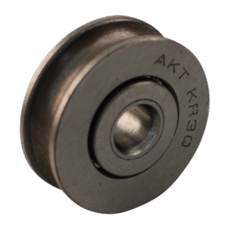 Schieberolle, Gusseisen, 30mm Durchmesser, Rillentyp Rundrille, GW785190