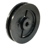 Schieberolle, Polyamid, 105mm Durchmesser, Rillentyp Vierkantrille, GW906538
