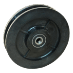 Schieberolle, Polyamid, 140mm Durchmesser, Rillentyp Vierkantrille, GW931185