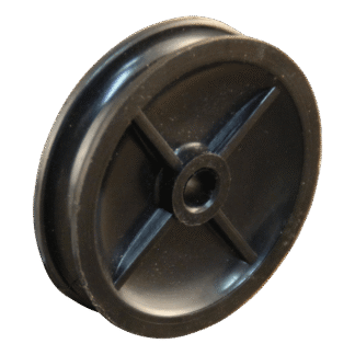 Schieberolle, Polyamid, 50mm Durchmesser, Rillentyp Rundrille, GW757708